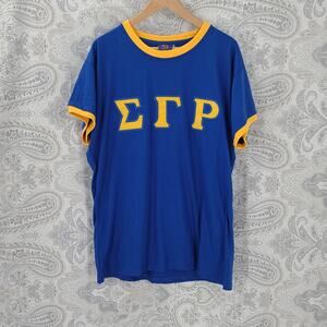 Sigma Gamma Rho ringer women's sorority tshirt NWT Sz 3XL Greek Life Collegiate